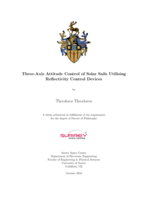 Three-axis attitude control of solar sails utilising reflectivity control devices.