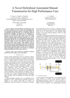A Novel Hybridized Automated Manual Transmission for High Performance Cars