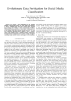 Evolutionary Data Purification for Social Media Classification