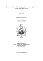 Trauma, attachment and inpatient perceptions of restrictive practice in forensic mental health services