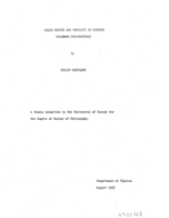 Grain growth and porosity in ordered columnar polycrystals.
