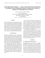 Post-processing fiddle~: A real-time multi-pitch tracking technique using harmonic partial subtraction for use within live performance systems