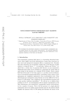 Non-commutative topologically massive gauge theory