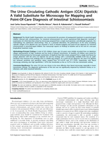 The urine circulating cathodic antigen (CCA) dipstick: a valid substitute for microscopy for mapping and point-of-care diagnosis of intestinal schistosomiasis.