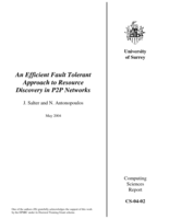 An Efficient Fault Tolerant Approach to Resource Discovery in P2P Networks