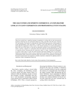 The Gran Fondo and Sportive Experience: an Exploratory Look at Cyclists' Experiences and Professional Event Staging