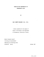 Studies on the teratogenicity of methoxyacetic acid.