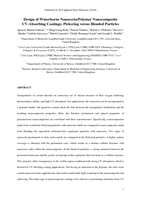 Design of Waterborne Nanoceria/Polymer Nanocomposite UV-Absorbing Coatings: Pickering versus Blended Particles