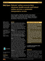 Patients’ online access to their electronic health records and linked online services: a systematic review