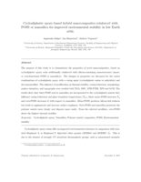 Cycloaliphatic epoxy-based hybrid nanocomposites reinforced with POSS or nanosilica for improved environmental stability in low Earth orbit