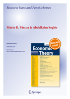 Recourse Loans and Ponzi Schemes