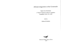 Colour Categories in African Languages: A Test of the Berlin and Kay Theory of Colour Universals