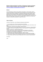 The Gothic in Contemporary Literature and Popular Culture