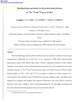 Benchmarking experiments for the proton backscattering on Na-23, P-31 and S-nat up to 3.5 MeV