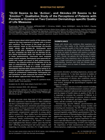 “DLQI Seems to be ‘Action’, and Skindex-29 Seems to be ‘Emotion’”: Qualitative Study of the Perceptions of Patients with Psoriasis or Eczema on Two Common Dermatology-specific Quality of Life Measures