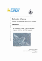 Bio-Monitoring of PM2.5 Vehicular Roadside Exposure via INAA and PIXE Analysis.