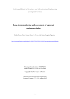 Long-term monitoring and assessment of a precast continuous viaduct