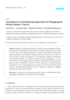 Non-Intrusive Load Monitoring Approaches for Disaggregated Energy Sensing: A Survey