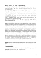 Smart Cities via Data Aggregation