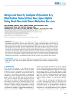 Design and Security Analysis of Quantum Key Distribution Protocol Over Free-Space Optics Using Dual-Threshold Direct-Detection Receiver