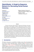 SketchHealer A Graph-to-Sequence Network for Recreating Partial Human Sketches
