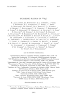 ISOMERIC RATIOS IN Hg-206