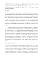 Bonds, bridges and ties: applying social capital theory to LGBT people's housing concerns later in life