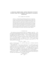 A STRONGLY IRREDUCIBLE AFFINE ITERATED FUNCTION SYSTEM WITH TWO INVARIANT MEASURES OF MAXIMAL DIMENSION