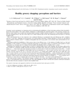 Healthy grocery shopping: perceptions and barriers