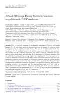 3d and 5d Gauge Theory Partition Functions as q-deformed CFT Correlators