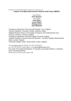 The impact of pre-hospital thrombolytic treatment on re-infarction rates: analysis of the Myocardial Infarction National Audit Project (MINAP)