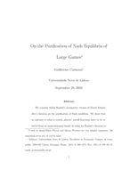 On Purification of Nash Equilibria of Large Games