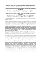 Themed issue on drinking water oxidation and disinfection processes