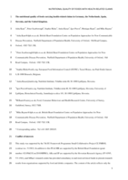 The nutritional quality of foods carrying health-related claims in Germany, the Netherlands, Spain, Slovenia, and the United Kingdom
