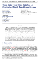 Cross-Modal Hierarchical Modelling for Fine-Grained Sketch Based Image Retrieval