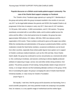 Populist discourse on a British social media patient-support community: The case of the Charlie Gard support campaign on Facebook