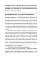By Any Means Necessary? The Constitutionalisation of Healthcare in the United States, United Kingdom and Brazil