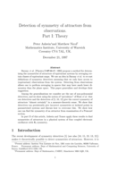 Detection of symmetry of attractors from observations I: theory