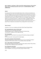 Crime Culture: Figuring Criminality in Fiction and Film