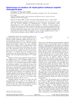 Spectroscopy of vanadium (III) doped gallium lanthanum sulphide chalcogenide glass