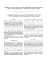 Processing two line element sets to facilitate re-entry prediction of spent rocket bodies from geostationary transfer orbit