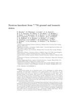 Neutron knockout from 68,70Ni ground and isomeric states