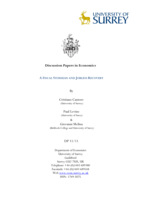 A Fiscal Stimulus and Jobless Recovery