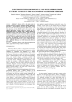 Electroencephalogram analysis with approximate entropy to help in the diagnosis of Alzheimer's disease