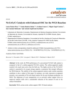 Ni/CeO2/C catalysts with enhanced OSC for the WGS reaction