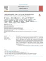 A direct measurement of the ¹⁷O(α,γ)²¹Ne reaction in inverse kinematics and its impact on heavy element production