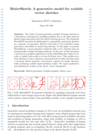 B zierSketch: A generative model for scalable vector sketches