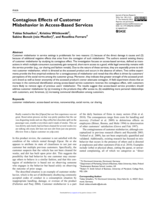 Customer misbehaviour in access-based consumption