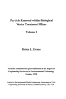Particle Removal Within Biological Water Treatment Filters.