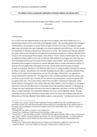 Is private enforcement of EU law through state liability a myth? – An assessment 20 years after Francovich